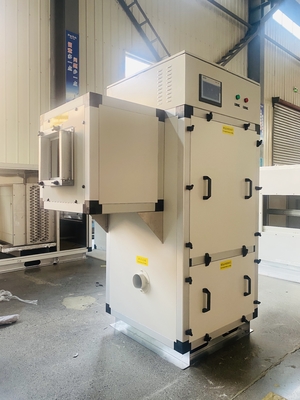 600 CMH Steam Heating Desiccant Rotor Dehumidifier For Pharmaceutical Application